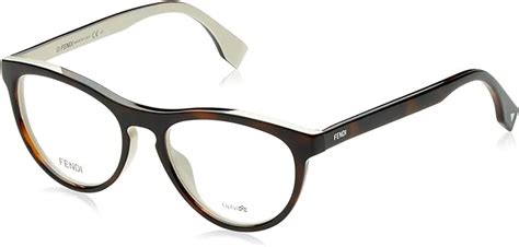 fendi brillengestelle ff 0123 miy 17-51-17-140|FENDI Ladies Havana Cream Eyeglasses FF0123.